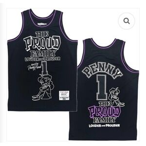 Headgear Classics The Proud Family Basketball Jersey Size XL